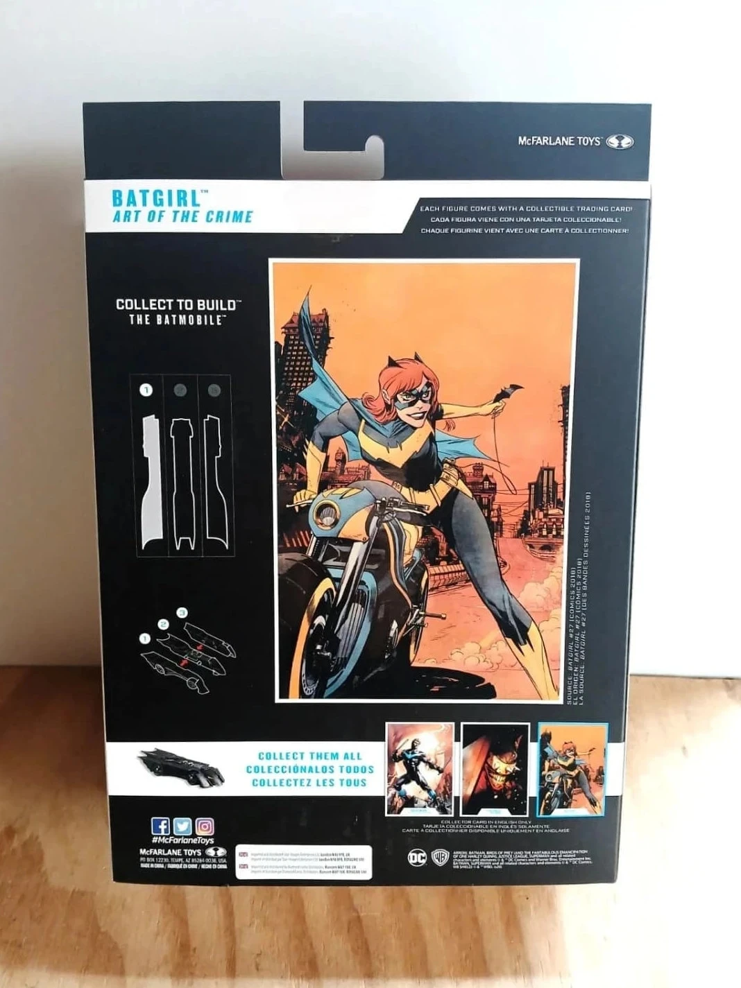 Figurino DC Multiverse Batgirl Art of The Crime McFarlane Construa o Batmóvel – photo 3
